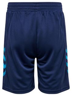 Rückansicht von hummel hmlONGRID POLY SHORTS KIDS Funktionsshorts Kinder MARINE/ATOMIC BLUE