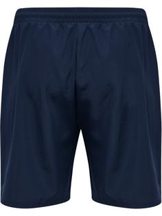 Rückansicht von hummel hmlMOVE GRID WOVEN SHORTS Funktionsshorts Herren MARINE