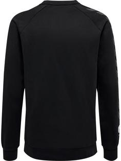 Rückansicht von hummel hmlMOVE GRID COTTON SWEATSHIRT Funktionssweatshirt Herren BLACK