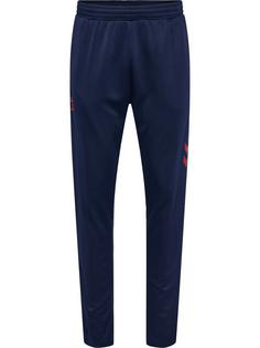 hummel hmlQ4 POLY TRAINING PANT Trainingshose Herren MARINE