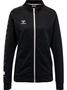 hummel hmlMOVE GRID COT. ZIP JACKET WOMAN Trainingsjacke Damen BLACK