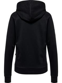 Rückansicht von hummel hmlMOVE GRID COTTON HOODIE WOMAN Hoodie Damen BLACK