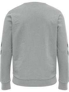 Rückansicht von hummel hmlLEGACY SWEATSHIRT PLUS Sweatshirt Herren GREY MELANGE