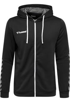 hummel hmlAUTHENTIC POLY ZIP HOODIE Hoodie Herren BLACK/WHITE