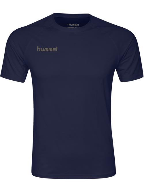 Rückansicht von hummel HML FIRST PERFORMANCE JERSEY S/S T-Shirt Herren MARINE