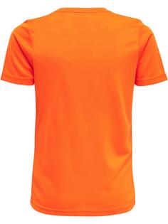 Rückansicht von Newline KIDS CORE FUNCTIONAL T-SHIRT S/S Funktionsshirt Kinder ORANGE TIGER