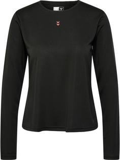 hummel hmlMT FRI MESH T-SHIRT L/S Funktionsshirt Damen BLACK