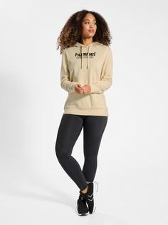 Rückansicht von hummel hmlBOOSTER WOMAN HOODIE Hoodie Damen WOOD ASH