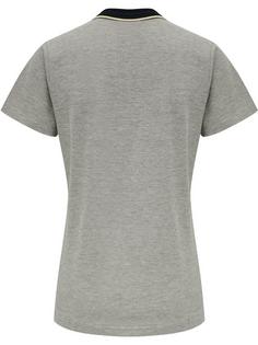 Rückansicht von hummel hmlMOVE POLO WOMAN Funktionsshirt Damen GREY MELANGE