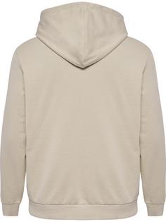 Rückansicht von hummel hmlLEGACY WOMAN HOODIE PLUS Hoodie Damen PUMICE STONE