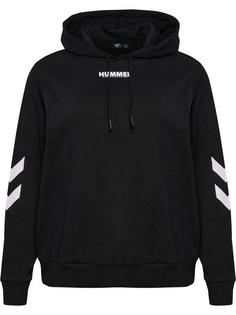 hummel hmlLEGACY WOMAN HOODIE PLUS Hoodie Damen BLACK