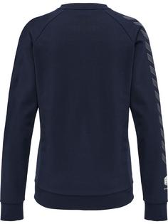 Rückansicht von hummel hmlMOVE GRID COT. SWEATSHIRT WOMAN Funktionssweatshirt Damen MARINE