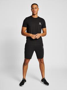 Rückansicht von hummel hmlICONS REGULAR SHORTS Shorts Herren BLACK