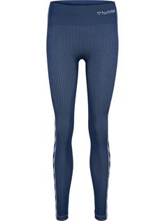 hummel hmlMT BLAZE SEAMLESS MW TIGHTS Tights Damen INSIGNIA BLUE