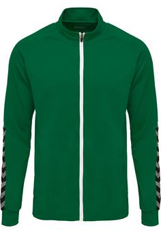 hummel hmlAUTHENTIC POLY ZIP JACKET Trainingsjacke Herren EVERGREEN