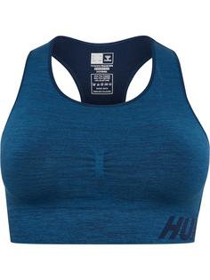 hummel hmlTE CURVE SEAMLESS SPORTS BRA Sport-BH Damen INSIGNIA BLUE MELANGE