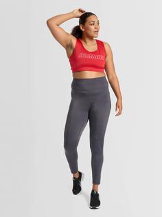 Rückansicht von hummel hmlTE CURVY SPORTS BRA PLUS Sport-BH Damen AMERICAN BEAUTY