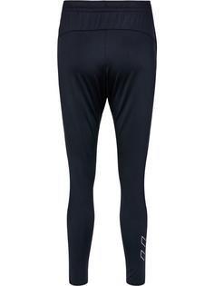 Rückansicht von hummel hmlTE BENDING TRAINING PANTS Trainingshose Damen BLACK