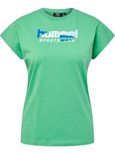 hummel hmlLGC JASIRA T-SHIRT T-Shirt Damen GREEN SPRUCE