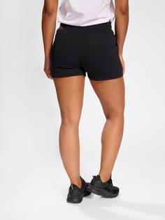 Rückansicht von hummel hmlLEGACY WOMAN SHORTS Shorts Damen BLACK