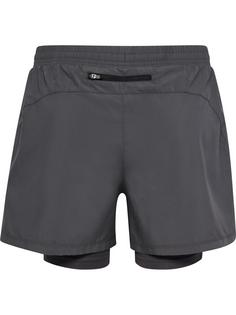 Rückansicht von hummel hmlSPRINT 2IN1 SHORTS WOMAN Funktionsshorts Damen MAGNET