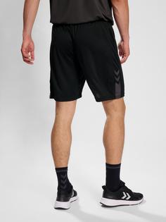 Rückansicht von hummel hmlACTIVE PL SHORTS Funktionsshorts Herren BLACK