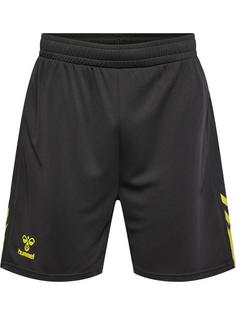 hummel hmlACTIVE PL SHORTS Funktionsshorts Herren OBSIDIAN/SULPHUR SPRING