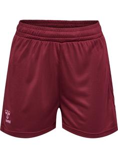 hummel hmlACTIVE PL SHORTS WOMAN Funktionsshorts Damen BURGUNDY