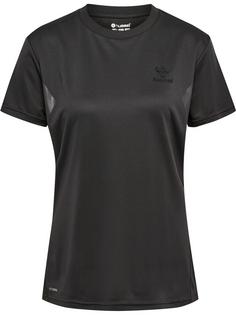 hummel hmlACTIVE PL JERSEY S/S WOMAN Funktionsshirt Damen OBSIDIAN