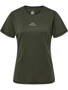 Newline nwlBEAT POLY TEE WOMAN Funktionsshirt Damen BELUGA