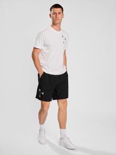 Rückansicht von hummel hmlACTIVE COURT WOV SHORTS Funktionsshorts Herren BLACK