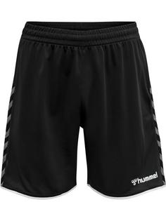 hummel hmlAUTHENTIC POLY SHORTS Funktionsshorts Herren BLACK/WHITE