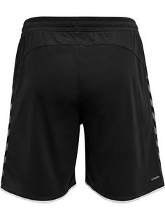 Rückansicht von hummel hmlAUTHENTIC POLY SHORTS Funktionsshorts Herren BLACK/WHITE