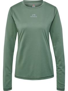 Newline nwlBEAT POLY LS TEE WOMAN Funktionsshirt Damen LAUREL WREATH