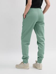 Rückansicht von hummel hmlPAOLA REGULAR PANTS Hose Damen CHINOIS GREEN