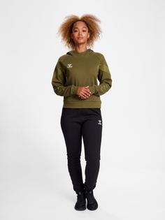 Rückansicht von hummel hmlTRAVEL SWEAT HOODIE WOMAN Hoodie Damen MILITARY OLIVE