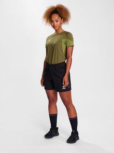 Rückansicht von hummel hmlTRAVEL T-SHIRT S/S WOMAN Funktionsshirt Damen MILITARY OLIVE