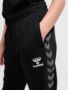 Rückansicht von hummel hmlAUTHENTIC CO TRAINING PANTS KIDS Trainingshose Kinder BLACK