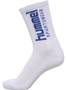 Rückansicht von hummel hml3-PACK SOCKS SPORTSWEAR BIG Socken WHITE