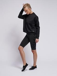 Rückansicht von hummel hmlESSI SWEATSHIRT Funktionssweatshirt Damen BLACK