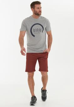 Rückansicht von Cruz Mitchin Printshirt Herren 1005 Light Grey