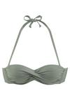 S.OLIVER Bandeau-Bikini-Top Bikini Oberteil Damen - oliv
