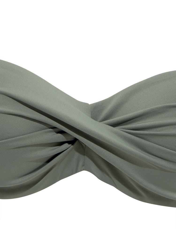 S.OLIVER S.OLIVER Bandeau-Bikini-Top Bikini Oberteil Damen - oliv - 2 | SportScheck