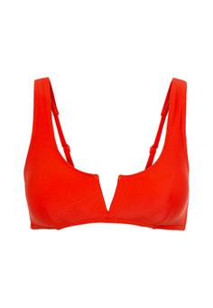 LSCN by Lascana Bustier-Bikini-Top Bikini Oberteil Damen orangerot