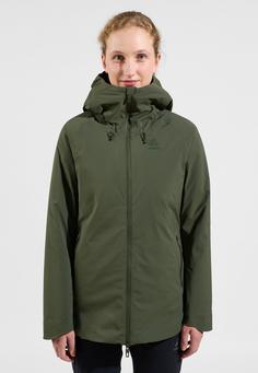 Rückansicht von Odlo ASCENT S-THERMIC WATERPROOF Outdoorjacke Damen deep depths(10784)