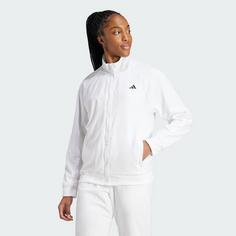 Rückansicht von adidas Walk-On Tennisjacke Trainingsjacke Damen White