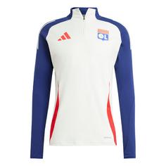 adidas Olympique Lyon Tiro 24 Trainingsoberteil Trainingsanzug Herren White Tint / Midnight Indigo / Bright Red