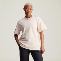 Rückansicht von adidas adidas by Stella McCartney Logo T-Shirt T-Shirt Damen Blush Pink