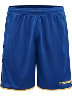 hummel hmlAUTHENTIC POLY SHORTS Funktionsshorts Herren TRUE BLUE/SPORTS YELLOW