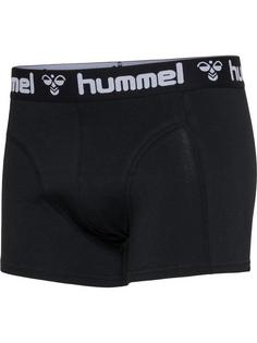 Rückansicht von hummel HMLMARS 2PACK BOXERS Unterhemd Herren GREY MELANGE/TOTAL ECLIPSE